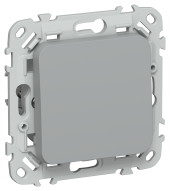 FLITE Выключатель 1-клавишный 2-полюсный 10А ВС6/21-1-2-ФлС серый IEK, FI-V10-1-10-1-2-K03