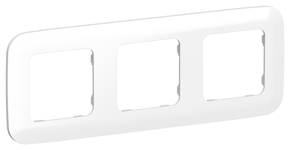 IEK FLITE Рамка 3-местная РУ-3-А-ФлБ белый IEK, FI-M32-31-20-K01