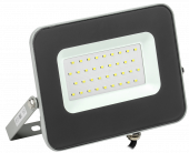 Прожектор СДО 07-30 светодиодный серый IP65 IEK, LPDO701-30-K03