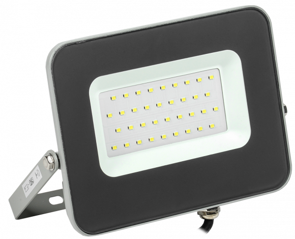 IEK Прожектор СДО 07-30 светодиодный серый IP65 IEK, LPDO701-30-K03