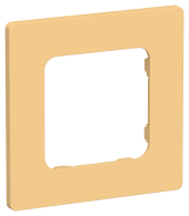 FLITE Рамка 1-местная РУ-1-К-ФлЗ золотарник IEK, FI-M12-32-20-K90