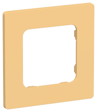 FLITE Рамка 1-местная РУ-1-К-ФлЗ золотарник IEK, FI-M12-32-20-K90