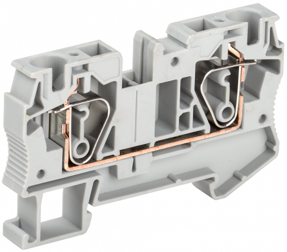 IEK Клемма пружинная КПИ 2в-6 57А серый IEK, YZN11-006-K03
