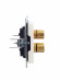 IEK BRITE Аудиорозетка 4-местная РА10-БрЖ жемчуг IEK, BR-S40-K36