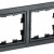 BRITE Рамка 2-местная РУ-2-БрЧ черный IEK, BR-M22-K02