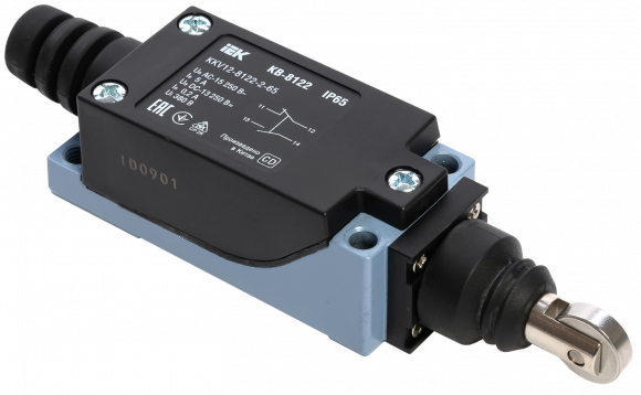 IEK Выключатель концевой КВ-8122 ролик вертикальный нажимной IP65 IEK, KKV12-8122-2-65
