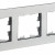 BRITE Рамка 3-местная РУ-3-1-Бр металл алюминий RE IEK, BR-M32-M-01-K47