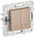 IEK SKANDY Выключатель жалюзи 10А SK-V12Sa песочный , SK-V15-0-10-K98