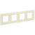 SKANDY Рамка 4-местная SK-F24B стекло беж. IEK, SK-M42-G-K10