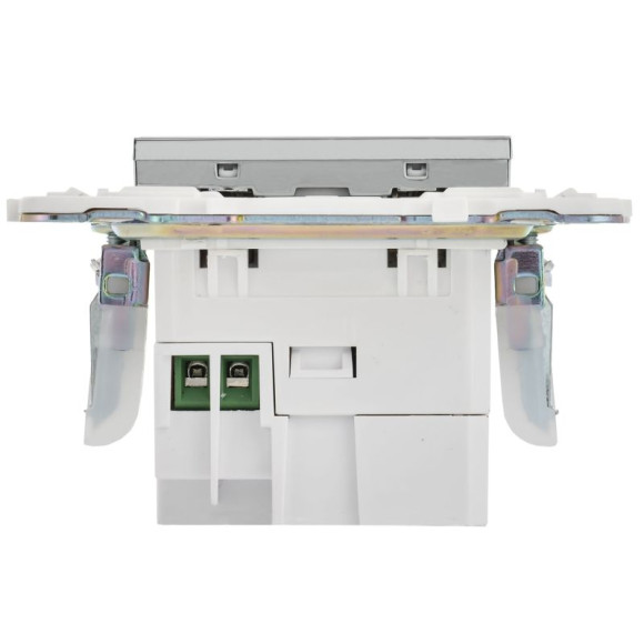 IEK SKANDY Розетка USB A+C 3,1А SK-R14N металл никель , SK-U22-D31-K50