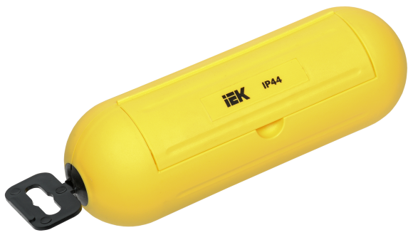 IEK Бокс для защиты кабельного соединения IP44 желтый IEK
