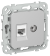 IEK FLITE Розетка 2-местная RJ45/TV категория 6 UTP РКТВ6-2-0-ФлА алюминий IEK, FI-AK22-2-K47