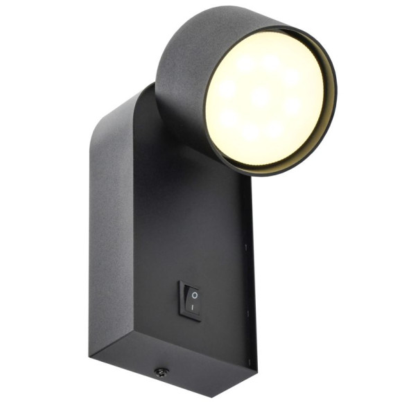 IEK LIGHTING Светильник 4041 накладной настенный под лампу GX53 черный IEK, LT-UBB0-4041-GX53-1-K02