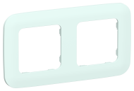 FLITE Рамка 2-местная РУ-2-А-ФлХЛ холодный лед IEK, FI-M22-31-20-K94