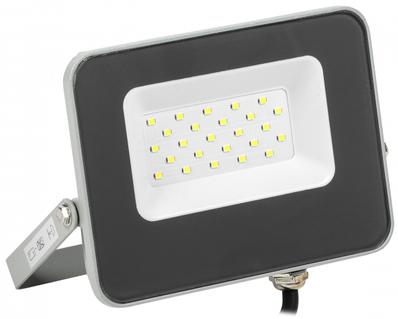 IEK Прожектор СДО 07-20 светодиодный серый IP65 IEK, LPDO701-20-K03