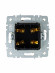 IEK BRITE Аудиорозетка 4-местная РА10-БрКр бежевый IEK, BR-S40-K10