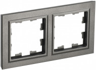 BRITE Рамка 2-местная РУ-2-БрШ шампань , BR-M22-K37