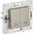 SKANDY Выключатель жалюзи 10А SK-V12Sh шампань IEK, SK-V15-0-10-K37