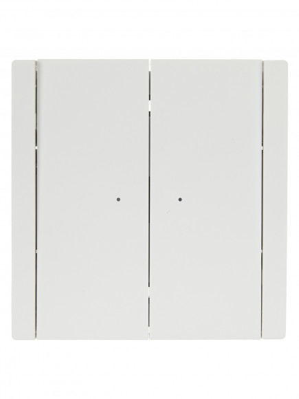 IEK FORTE&PIANO Выключатель 2-клавишный с индикацией 10А FP206 белый , FP-V20-1-10-1-K01