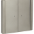 FORTE&amp;PIANO Выключатель 2-клавишный с индикацией 10А FP506 сталь IEK, FP-V20-1-10-1-K46