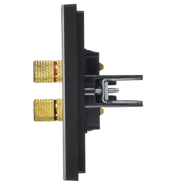 IEK FORTE&PIANO Аудиорозетка 4-местная FP739M металл никель IEK, FP-S40-M-K50