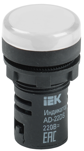 IEK Лампа AD16DS(LED)матрица d16мм белый 230В AC/DC IEK, BLS10-ADDS-230-K01-16 IEK Лампа AD16DS(LED)матрица d16мм белый 230В AC/DC IEK, BLS10-ADDS-230-K01-16
