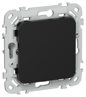 FLITE Заглушка с суппортом ЗГ-ФлЧ черный IEK, FI-PL10-K02