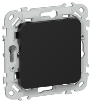 FLITE Заглушка с суппортом ЗГ-ФлЧ черный IEK, FI-PL10-K02