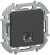 IEK IEKINSPIRIA Розетка компьютерная RJ45 категория 6 UTP 6738331 антрацит IEK