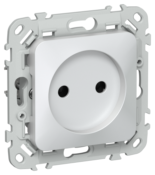 IEK FLITE Розетка без заземления без защитных шторок 10А РС01-0-ФлЖ жемчуг IEK, FI-R10-10-K36