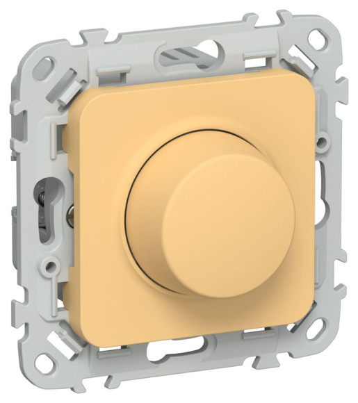 IEK FLITE Светорегулятор проходной TRIAC 550Вт СС26-5-12-ФлЗ золотарник IEK, FI-D23-0550-P-K90
