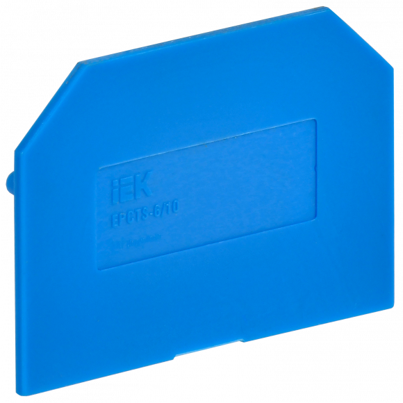 IEK Заглушка для колодки клеммной CTS 6/10мм2 синяя IEK, YCT10-00-K07-006-ZGL