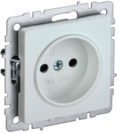 BRITE Розетка 1-местная без заземления с защитными шторками 10А РСш10-2-БрЖ жемчуг IEK, BR-R13-10-K36 BRITE Розетка 1-местная без заземления с защитными шторками 10А РСш10-2-БрЖ жемчуг IEK, BR-R13-10-K36