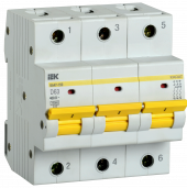 KARAT Автоматический выключатель ВА47-150 3P D 63А 15кА IEK, MVA50-3-063-D