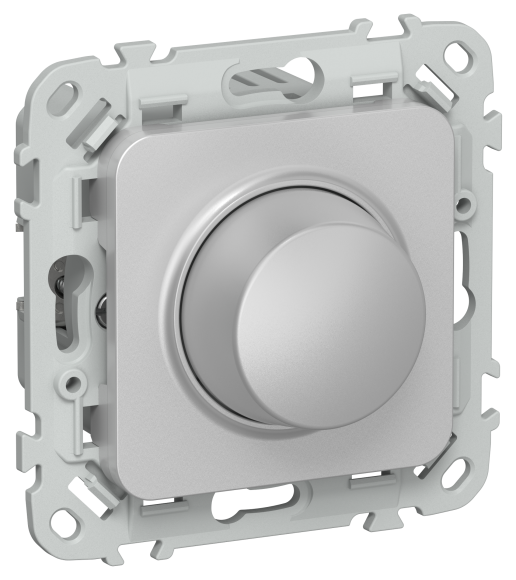 IEK FLITE Светорегулятор TRIAC 550Вт СС21-5-12-ФлА алюминий IEK, FI-D23-0550-K47