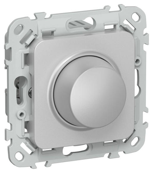 IEK FLITE Светорегулятор TRIAC 550Вт СС21-5-12-ФлА алюминий IEK, FI-D23-0550-K47