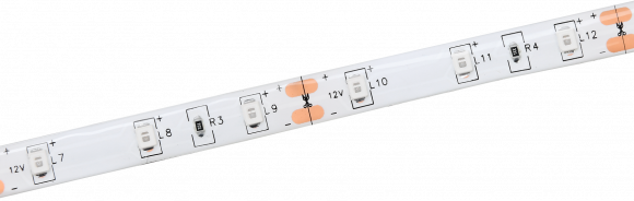 IEK Лента светодиодная 5м LSR-2835R60-4,8-IP65-12В IEK, LSR1-6-060-65-3-05