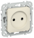 IEK FLITE Розетка без заземления с защитными шторками 10А РСш01-0-ФлСл сливочный IEK, FI-R13-10-K86