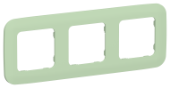 FLITE Рамка 3-местная РУ-3-А-ФлФ фисташковый IEK, FI-M32-31-20-K93