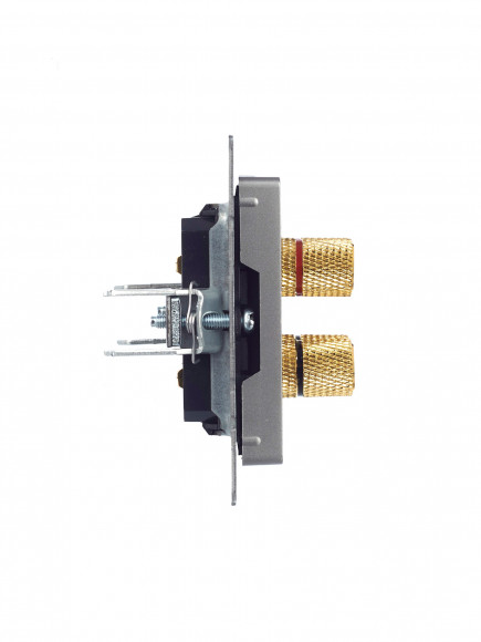 IEK BRITE Аудиорозетка 4-местная РА10-БрС сталь IEK, BR-S40-K46