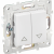 SKANDY Выключатель жалюзи 10А SK-V12W арктический белый IEK, SK-V15-0-10-K01