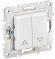 IEK SKANDY Выключатель жалюзи 10А SK-V12W арктический белый , SK-V15-0-10-K01