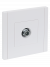 IEK FORTE&PIANO Розетка TV проходная FP229 белый , FP-A10-P-K01