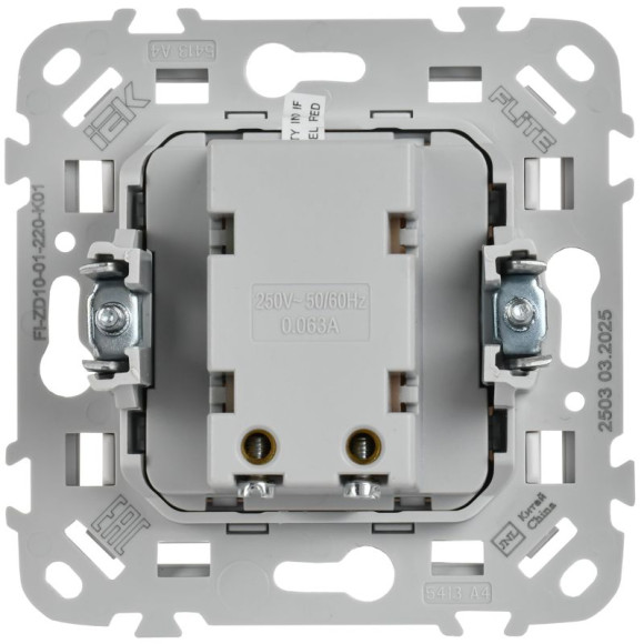 IEK FLITE Звонок дверной ЗВ-ФлБ белый IEK, FI-ZD10-01-220-K01