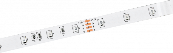 IEK Лента светодиодная 5м LSR-2835RGB54-4,8-IP20-12В IEK, LSR1-3-054-20-3-05
