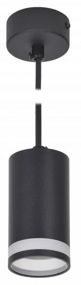 IEK LIGHTING Светильник 4007 подвесной под лампу GU10 черный IEK, LT-UCB0-4007-GU10-1-K02