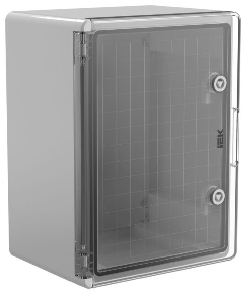 IEK Корпус пластиковый ЩМПп 400х300х220мм прозрачная дверь УХЛ1 IP65 IEK, MKP92-N-403022-65 IEK Корпус пластиковый ЩМПп 400х300х220мм прозрачная дверь УХЛ1 IP65 IEK, MKP92-N-403022-65