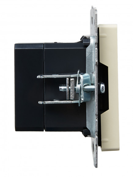 IEK BRITE Розетка USB A+A 5В 3,1А РЮ10-1-БрКр бежевый , BR-U21-D31-K10