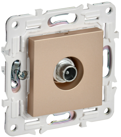 IEK SKANDY Розетка TV проходная SK-A17Sa песочный , SK-A10-P-K98
