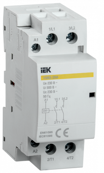 IEK Контактор модульный КМ63-11М AC IEK, MKK11-63-11